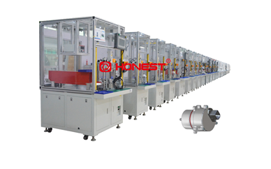 Automatic Assembly Line for Automobile Shift Motors